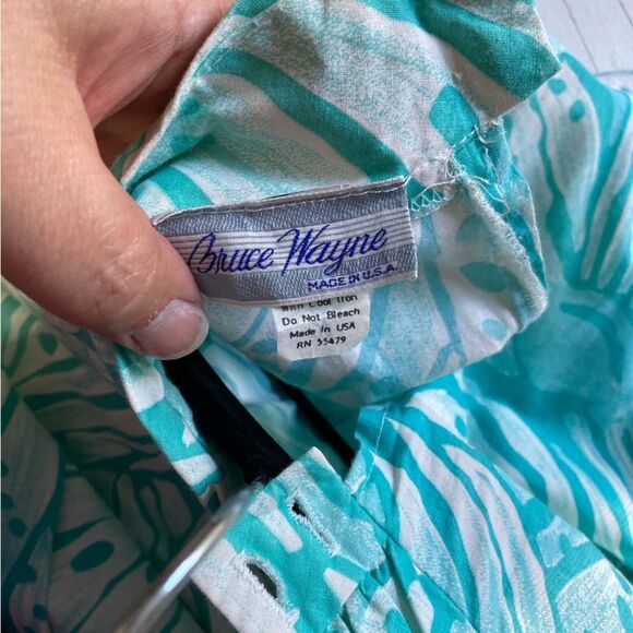 GUC Vintage 1980s does 1940s Style Size 9/10 Peplum Waist Dress 100% Cotton - Picture 8 of 12